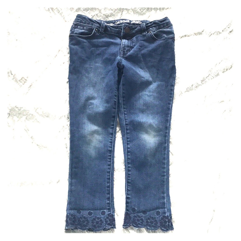 🔆Cat and Jack Super Skinny and Stretch Crop Jeans